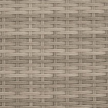 Шезлонги, 2 бр. с маса, светлосиви, полиратан