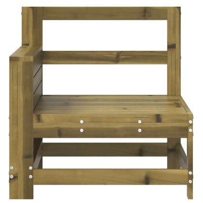 Градински диван, 69x62x70,5 см, импрегнирано борово дърво