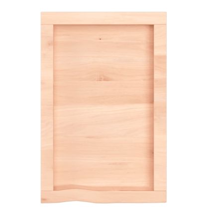 Стенен рафт, 40x60x(2-6) см, необработен масивен дъб