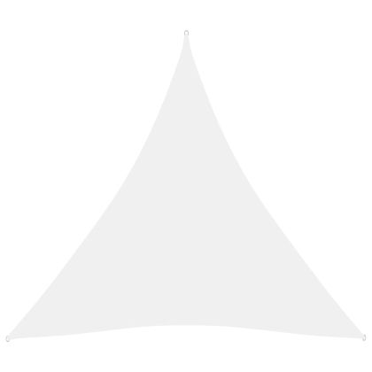 Слънцезащитно платно, Оксфорд плат, триъгълно, 3x3x3 м, бяло