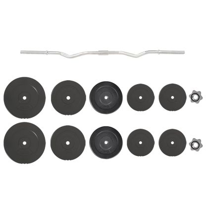 Извита щанга с тежести 90 кг