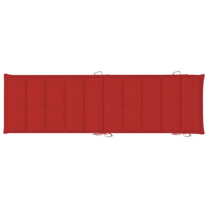 Градински шезлонг с шалте, акациево дърво масив