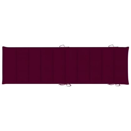 Шезлонги, 2 бр, с възглавници, акациево дърво масив