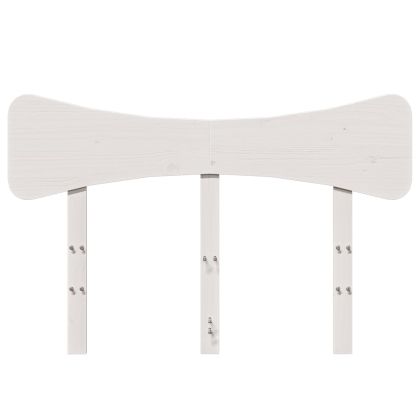 Горна табла, бяла, 120 см, бор масив