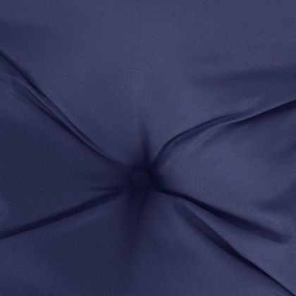 Възглавници за градински пейки 2 бр нейви син 100x50x7 см плат