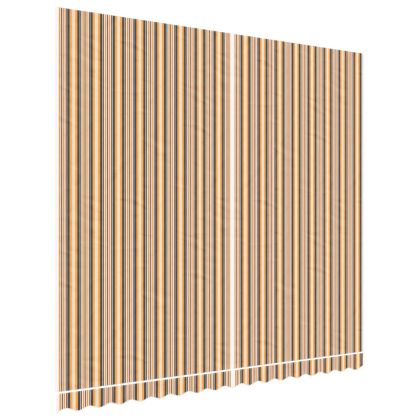 Резервно платнище за тенти, разноцветни ивици, 4x3,5 м