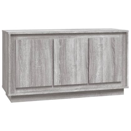 Сайдборд, Сив сонома, 102x35x55 см, инженерно дърво