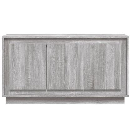 Сайдборд, Сив сонома, 102x35x55 см, инженерно дърво