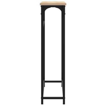 Конзолна маса, дъб сонома, 75x19,5x75 см, инженерно дърво