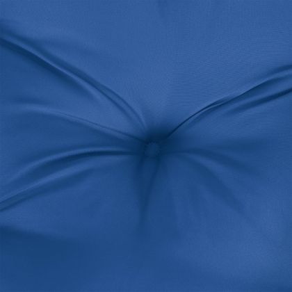 Възглавници за градински пейки 2 бр кралскосин 100x50x7 см плат