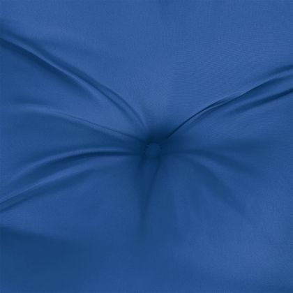 Възглавници за градински пейки 2 бр синьо 150x50x7 см плат