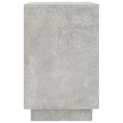 Сайдборд, бетонно сив, 102x35x55 см, инженерно дърво