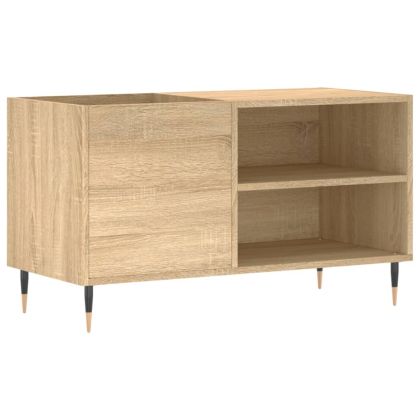 Шкаф за винилови плочи сонома дъб 85x38x48 см инженерно дърво