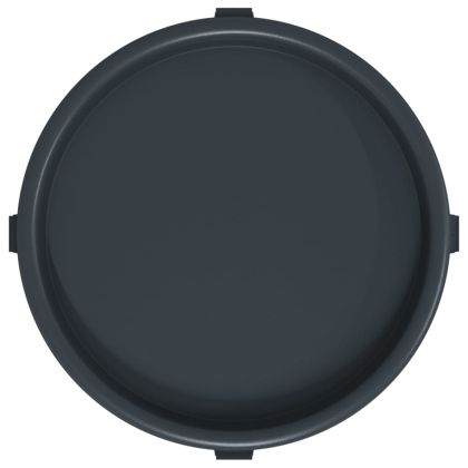 Поставки за цветя с колелца, 2 бр, сиви, диаметър 34 см, 35 кг