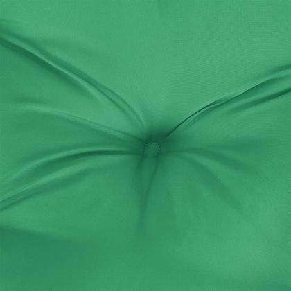 Възглавници за градински пейки 2 бр зелено 180x50x7 см плат