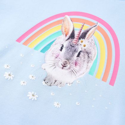 Детски суитшърт, светлосин, 128