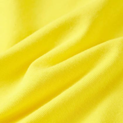 Детска тениска, яркожълта, 140