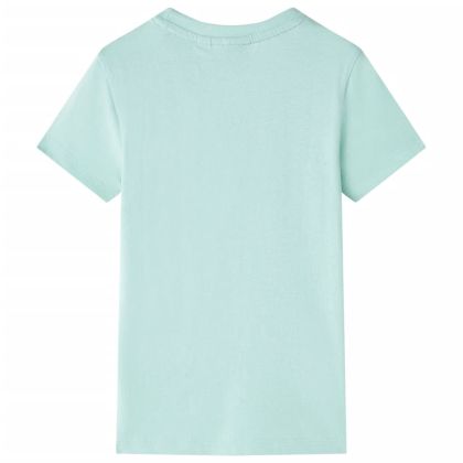 Детска тениска, светла мента, 140