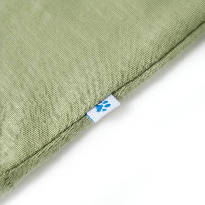 Детска тениска, светло каки, 140