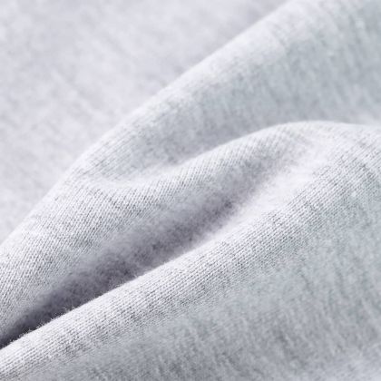 Детски суитшърт с качулка и цип, сив, 92