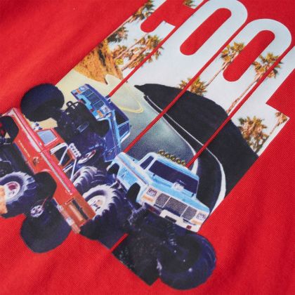 Детска тениска, червена, 140