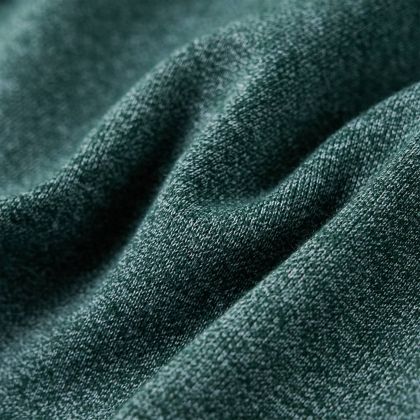 Детски суитшърт, тъмнозелен меланж, 92