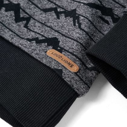 Детски суитшърт, тъмносин меланж, 104