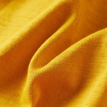 Детска тениска с дълъг ръкав, охра, 128