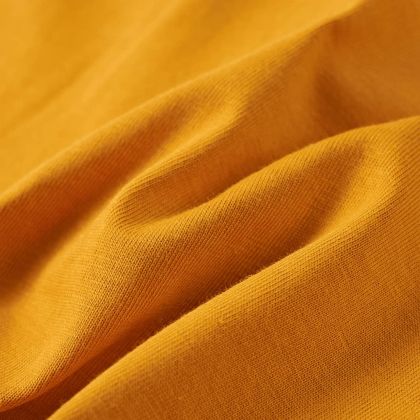 Детска тениска с дълъг ръкав, охра, 128