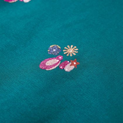 Детски суитшърт, тъмнозелен, 140