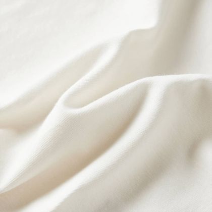 Детска тениска с дълъг ръкав, екрю, 104