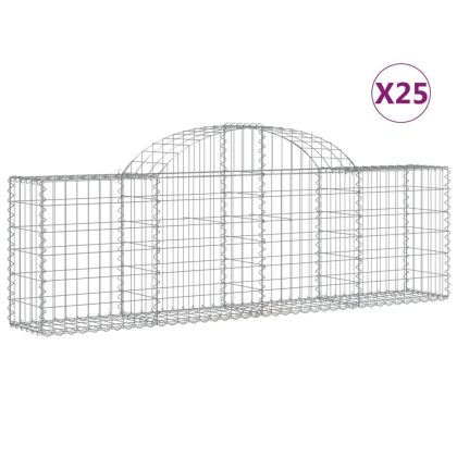Габионни кошници арка 25 бр 200x30x60/80 см поцинковано желязо