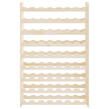 Поставка за вино 72,5x25x111,5 см масивна чамова дървесина