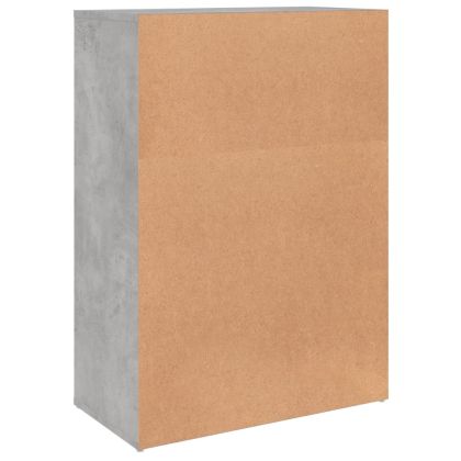 Бюфет бетонно сив 60x31x84 см инженерно дърво