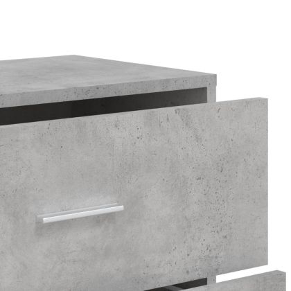 Бюфет бетонно сив 60x31x84 см инженерно дърво