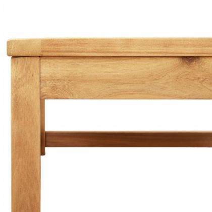 Градински лаундж комплект с възглавници, 5 части, акация масив