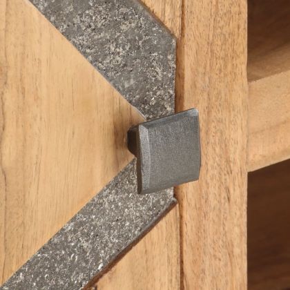 Маса за кафе, 90x45x40 см, акациево дърво масив