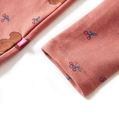 Детска рокля, стара роза, 116