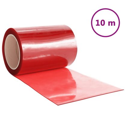 Завеса за врата червена 300x2,6 мм 10 м PVC