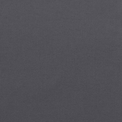 Градински столове с възглавници антрацит 2 бр тик масив