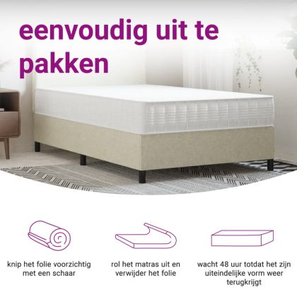 Матрак покет пружини, средна твърдост, 140x190 см