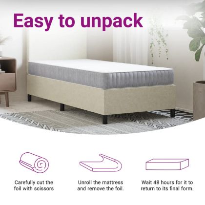 Матрак покет пружини, Medium, 90x220 см