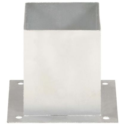 Анкери за огради, 4 бр, поцинкован метал, 121 мм