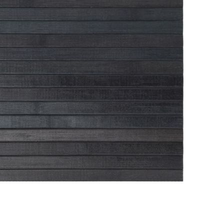 Килим, правоъгълен, сив, 100x200 см, бамбук