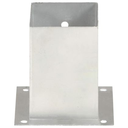 Анкери за огради, 4 бр, поцинкован метал, 101 мм