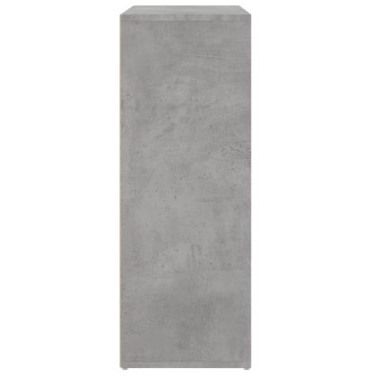 Сайдборди, 2 бр, бетонно сиви, 60x31x84 см, инженерно дърво