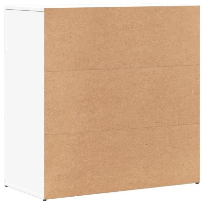 Сайдборди, 2 бр, бели, 79x38x80 см, инженерно дърво