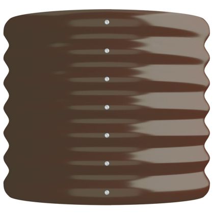 Градинска повдигната леха поцинкована стомана кафяво