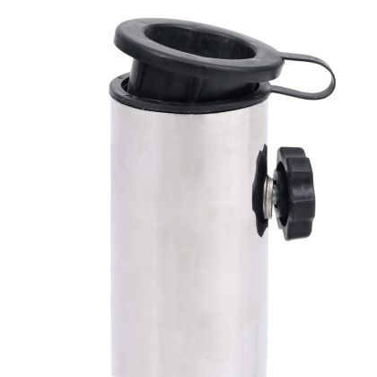 Основа за чадър, черна, 45x25x8 см, гранит