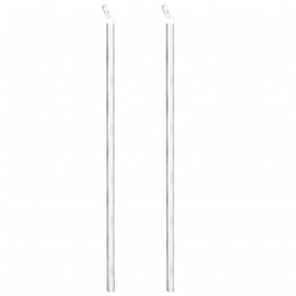 Оградна мрежа с колове и клинове поцинкована стомана 15x0,8 м